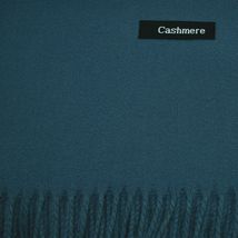 Blue Mens 100% Cashmere Scarf Winter Oversize Wool Blanket Shawl Wrap  - $23.98
