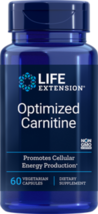 MAKE OFFER! 3 PACK Life Extension Optimized Carnitine ATP 60 veg caps image 1