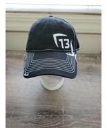 13 Fishing Hat. Black and embroided White. Mesh back Snapback Men&#39;s base... - $94.91 CAD
