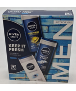 Nivea Men Keep It Fresh Shower Gel Trio - $31.94