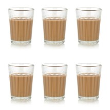 Transparent Tea Chai Milk Coffee Small Glass Cups Mug 100ml Set-6 US - $41.79