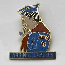 Virginia Jaycees Club Organization State Jaycee Lapel Hat Pin Pinback - $8.95