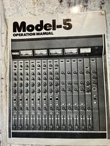 TEAC MODEL-5 AUDIO MIXER  OPERATION MANUAL - £11.87 GBP