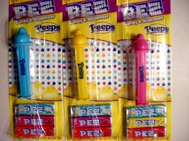 Set of Three Peeps Pez-Mint On Cards-New Release 2022 - £6.43 GBP
