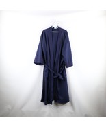 Vtg 70s Streetwear Mens OSFA Distressed Belted Fleece Bath Robe Loungwea... - $49.45