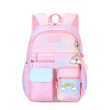 2023 New Primary School Backpack Cute Colorful Bags for Girls  School Bags Water - £95.57 GBP