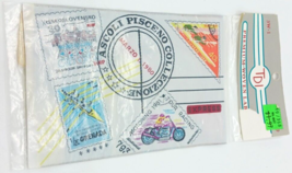 Vintage Sew-On Postal Stamps of the World by Timberline Design New Sealed - $5.93