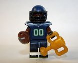 Building Block Seattle Seahawks Football Minifigure Custom - $6.50
