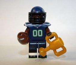 Building Block Seattle Seahawks Football Minifigure Custom - $6.50