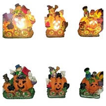 Halloween Pumpkin Ghost Train Goblin Express The Boo Brigade Ceramic Light Up - £27.34 GBP