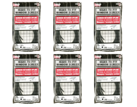 PRIME-LINE P7530 Window Screen Retainer Spline .250&#39;&#39; D x 25&#39; L Vinyl Bl... - $594.05 MXN