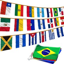 Anley Latin America 23 Countries String Flags - Assorted Latino Flag Ban... - £8.32 GBP