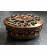 Vintage CCCP Times Copper Jewellery Box Hot Enameled - $789.88 MXN