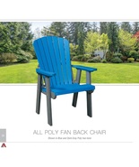 All Polyurethane Fan Back Chair - £287.66 GBP