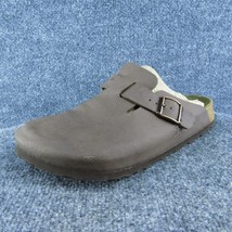Birki&#39;s Boston Women Mules Sandal Shoes Brown Synthetic Size 8 Narrow - £34.91 GBP