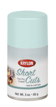 Krylon Short Cuts Fast Dry Enamel Matte Spray Paint, Rain Drop Blue, 3 Oz. - £7.82 GBP