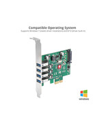 SIIG JU-P40A11-S1 DP USB 3.0 4PORT PCIE HOST CARD - £59.52 GBP