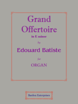 Grand Offertoire in E minor by Édouard Batiste - £12.97 GBP