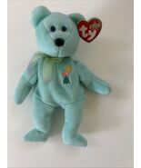 NWT TY BEANIE BABY ARIEL 2000 TEAL FLOWER BEANIE BABIES IN MEMORY 1981-1... - $7.91