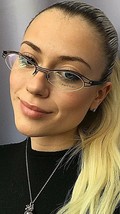 Vintage ALAIN MIKLI AL 0111 52mm SemiRimless Orange Wire Women’s Eyeglasses - $189.99