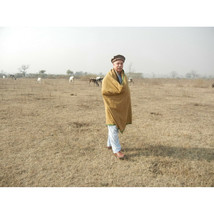 Khamta Sadar - 3 stripes design Large Shawl Blanket Wrap for men - Ethni... - £28.47 GBP