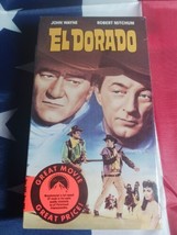 El Dorado (VHS, 1998, Paramount) John Wayne/Robert Mitchum/James Caan! - £7.89 GBP