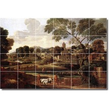 Nicholas Poussin Landscapes Painting Ceramic Tile Mural BTZ06771