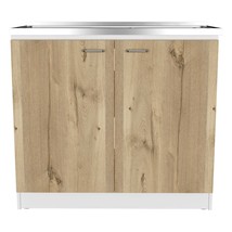 Vernal Utility Sink: White/Light Oak Kitchen - $491.99