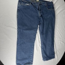 RedHead Jeans Fleece Lined Insulated Men&#39;s Sz 46 x 30 Blue Denim Inseam 26” - £17.33 GBP
