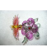 Ashton Drake Heirloom Ornaments Garden Of Glass Bluebird&#39;s Joyful Visit - $542.15 MXN