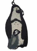 Alaska RECYCLED Wool felt Handmade Penguin Ornament - $276.14 MXN