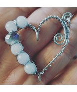 Wire Wrap Heart Necklace - £17.60 GBP