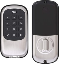 Yale B1L Lock Keypad Deadbolt In Satin Nickel - £88.09 GBP