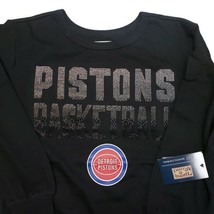 NBA Detroit Pistons Womens Showtime Pull Over Sweater GIII 4 Her Black Size L - £15.62 GBP