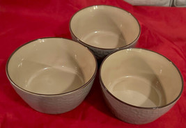 Wolfgang Puck Cereal Salad Soup Bowls (3) 5-7/8&quot; x 3&quot; D - £23.25 GBP