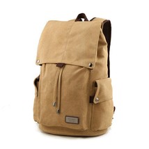 Men backpack leisure shouldertravel Retro canvas backpamen&#39;s bags studen... - $57.99