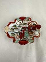 Japanese Antique China 1921-1941 Serving dish Scalloped Edge Geisha Gold... - $16.79
