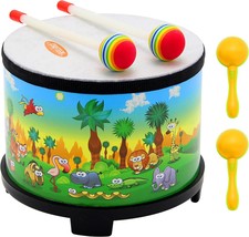 Kids Drum Percussion Instrument For Boys &amp; Girls - Educational Christmas - £32.23 GBP