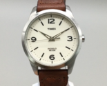 Timex Weekender Watch Women Silver Tone Indiglo Braided Leather Band New... - $24.74