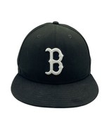 Boston Red Sox Hat Adult 7 3/8 Black White Fitted Cap New Era 9FIFTY  - €14,66 EUR