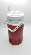 Igloo Red Jug Half Gallon ~ 12 Inches Tall Cooler With Spout Made In Usa Red - £7.56 GBP