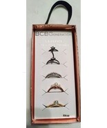 NWT $28 BCBGeneration BCBG Gold Silver  Rhinestone Little Things Ring Se... - $19.99