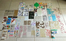 Scrapbooking  27 Items-1700+ pcs Mostly Alphabets, Numbers + Other NEW - £63.92 GBP
