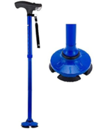 Best Stand up Cane With Light - Foldable - Adjustable - Blue - $24.52