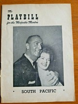 Vintage 1951 South Pacific Playbill Mary Martin Ray Middleton Vintage Ads - $12.99