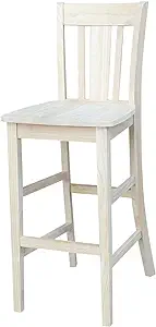 I San Remo Stool, 30-Inch Sh, Unfinished - £163.23 GBP