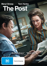 The Post DVD | Tom Hanks, Meryl Streep | Region 4 - £9.20 GBP