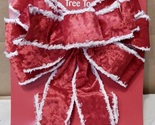 Christmas Tree Topper Bows You Choose Type 11&quot; Wide By 28&quot; Long NIB 273T - $6.89