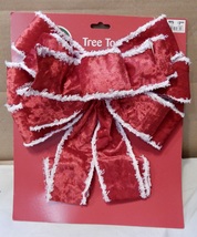 Christmas Tree Topper Bows You Choose Type 11&quot; Wide By 28&quot; Long NIB 273T - £5.50 GBP