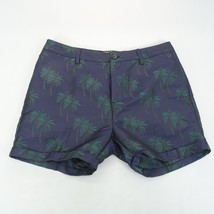 Scotch &amp; Soda Hawaii Chic Men’s Shorts Sz 32 Palm Tree Jacquard Navy Fix... - £21.62 GBP